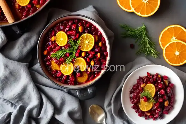 Spiced Orange Cranberry Sauce