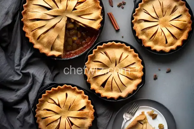 Spiced Pear & Apple Pie