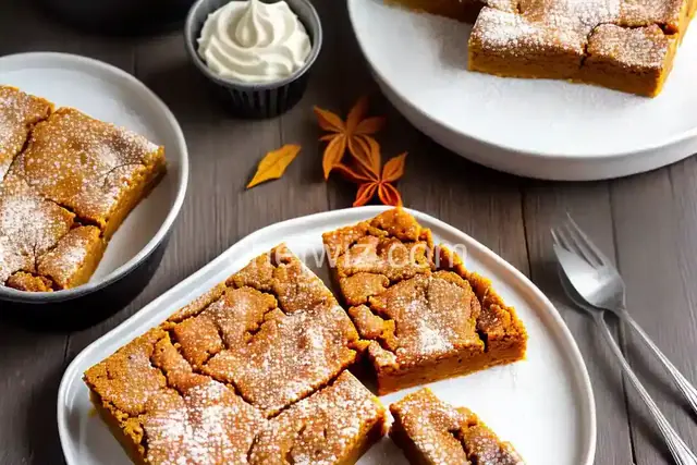 Spiced Pumpkin Bars with Cream Cheese Icing