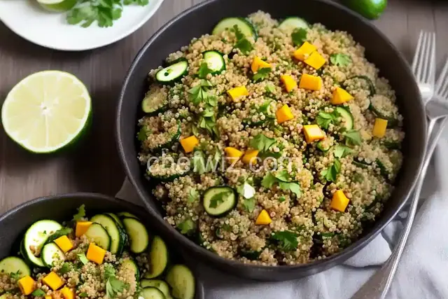 Spiced Quinoa with Zucchini