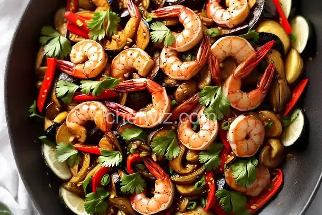 Spiced Shrimp and Eggplant Stir-Fry Recipe