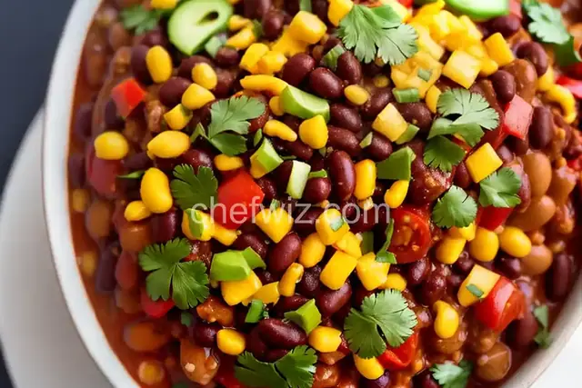 Spicy 3-Bean Chili Salad
