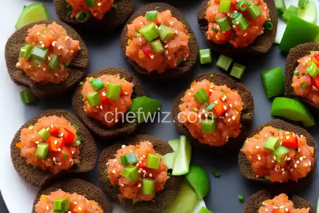 Spicy Ahi Poke Bombs