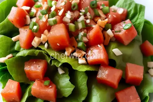 Spicy Ahi Poke Salad