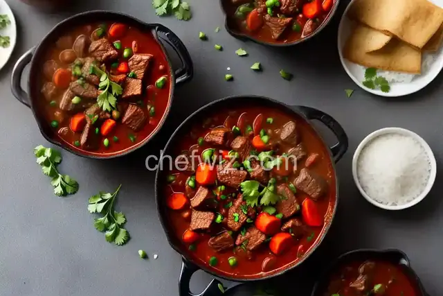 Spicy Beef Stew with Moroccan Spice Rub