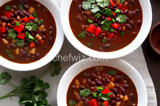 Spicy Black Bean Soup