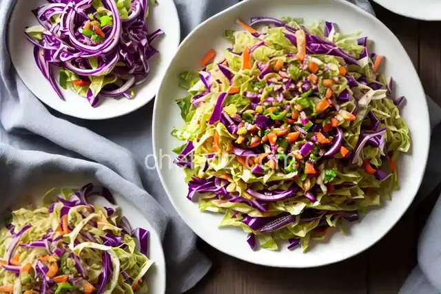 Spicy Cabbage and Red Onion Slaw Recipe