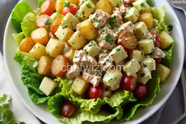 Spicy Caesar Potato Salad