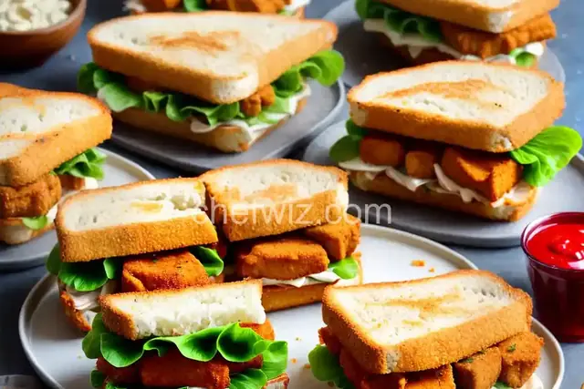 Spicy Chicken Katsu Sandwiches