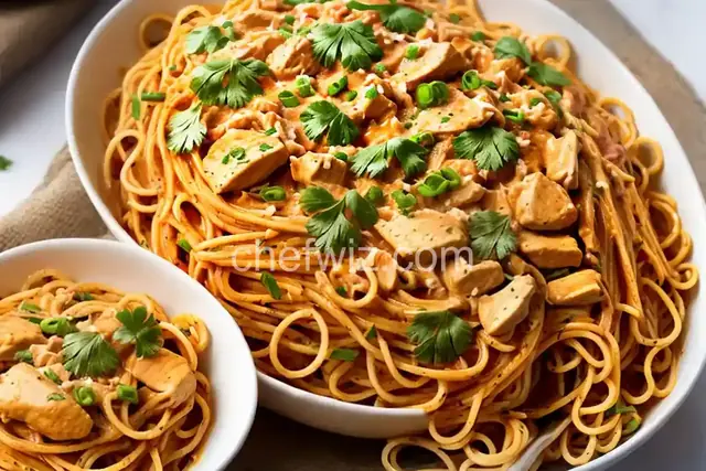 Spicy Chicken Spaghetti