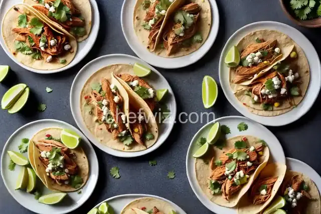 Spicy Chicken Tacos With Corn, Feta, and Avocado Recipe