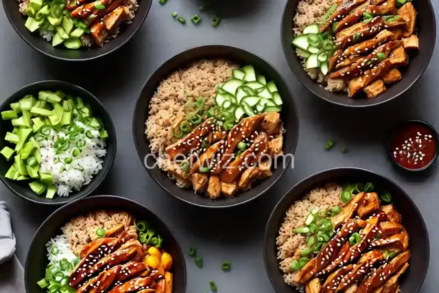 Spicy Chicken Teriyaki Bowls