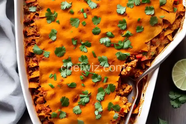 Spicy Chicken-Tortilla Chip Casserole