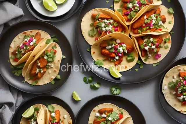 Spicy Chicken and Chorizo Tacos