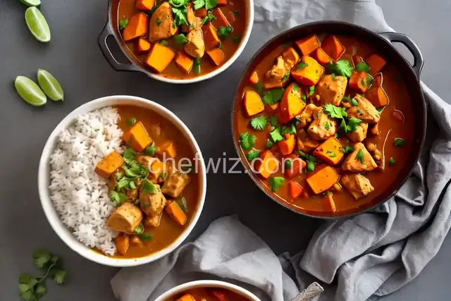 Spicy Chicken and Sweet Potato Stew
