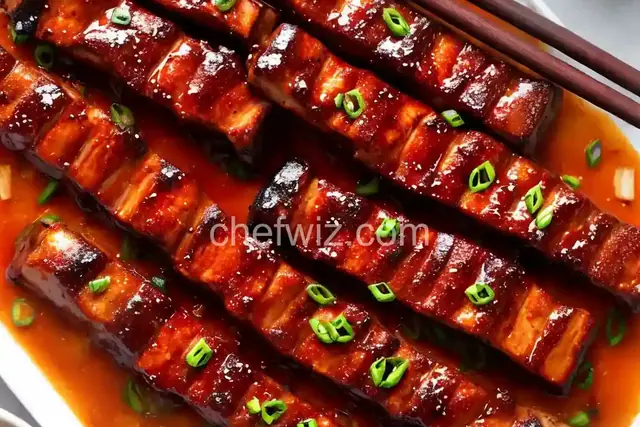 Spicy Chinese Barbeque Riblets