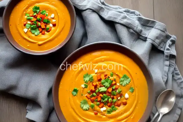 Spicy Chipotle Sweet Potato Soup