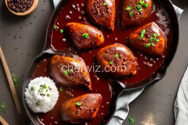 Spicy Chocolate Chicken