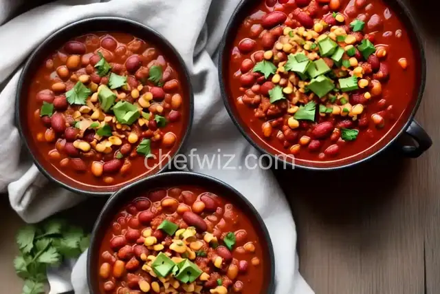 Spicy Chorizo and Pinto Bean Chili Recipe
