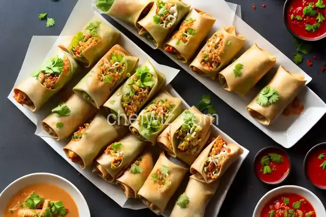 Spicy Crab Spring Rolls