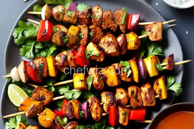 Spicy Cumin Chicken Heart Skewers