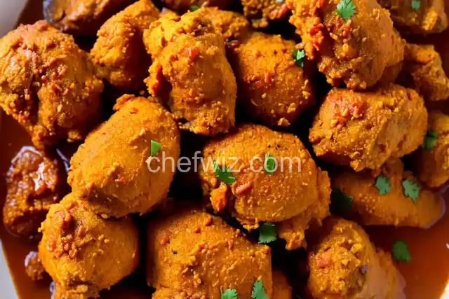 Spicy Dry Fried Curry Chicken