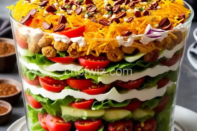 Spicy English Seven-Layer Salad