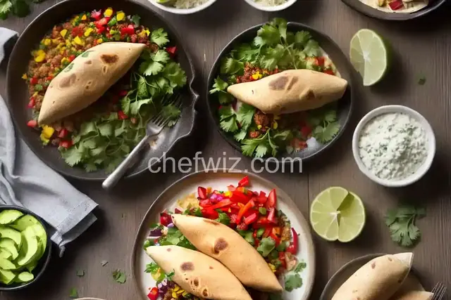 Spicy Garden-Fresh Breakfast Burritos