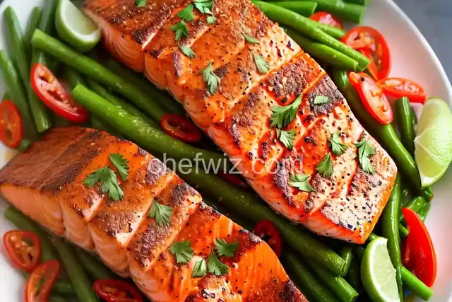 Spicy Garlic Salmon