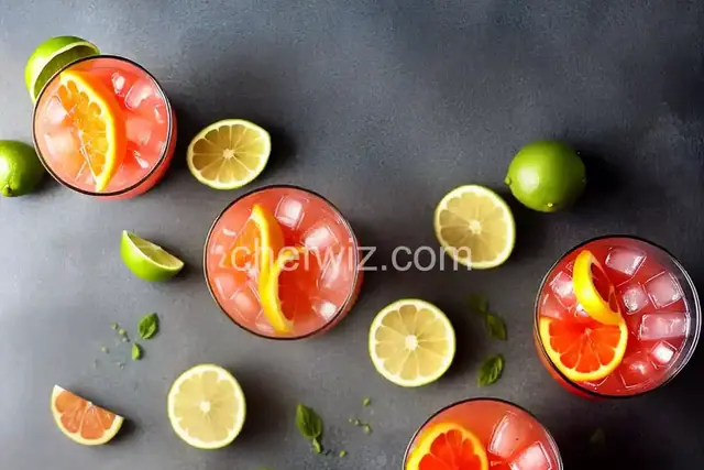 Spicy Grapefruit Margaritas