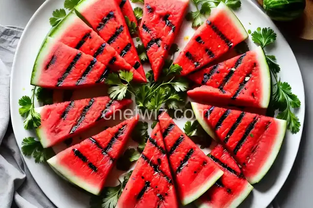 Spicy Grilled Watermelon Recipe