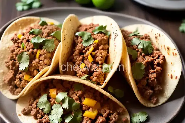 Spicy Ground Beef Tacos