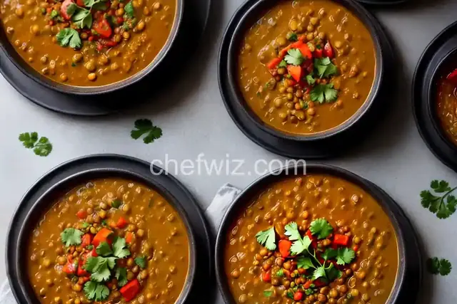 Spicy Indian Lentil Stew (Daal)
