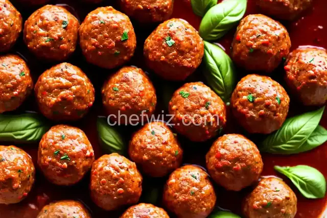 Spicy Italian Meatballs