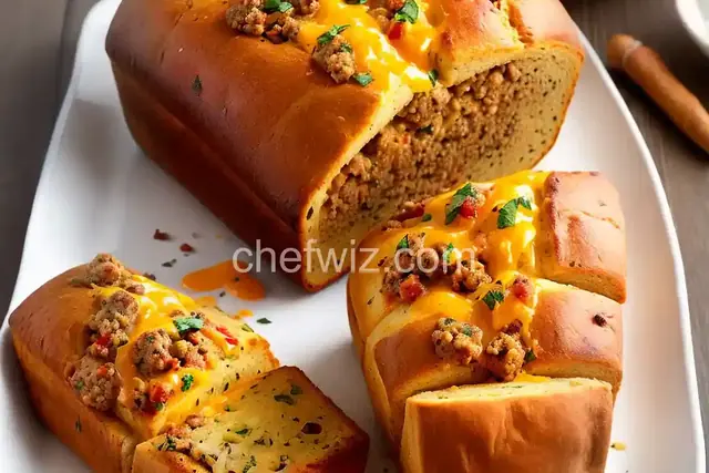 Spicy Italian Sausage and Cheese Bread