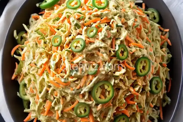 Spicy Jalapeno Coleslaw