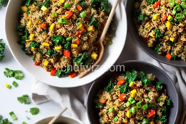 Spicy Kale and Coconut Fried Rice