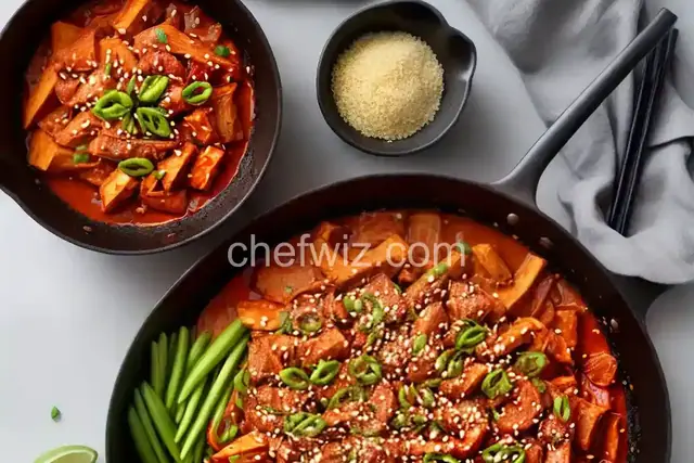 Spicy Kimchi Sujebi