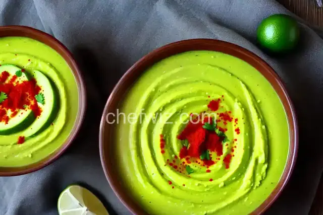 Spicy Lime Avocado Soup