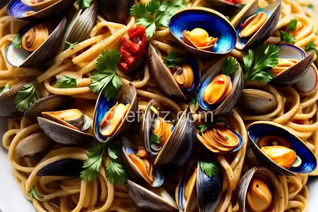Spicy Linguine with Clams and Mussels