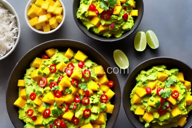 Spicy Mango Guacamole