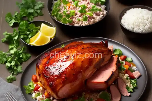 Spicy Maple-Glazed Ham