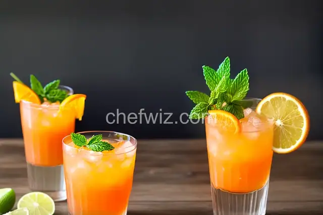 Spicy Orange-Mint Mocktail