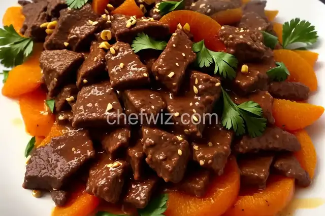 Spicy Orange Zest Beef