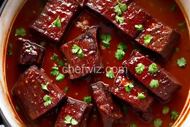 Spicy Pressure Cooker Short Ribs