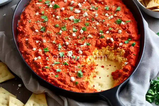 Spicy Red Pepper & Feta Dip