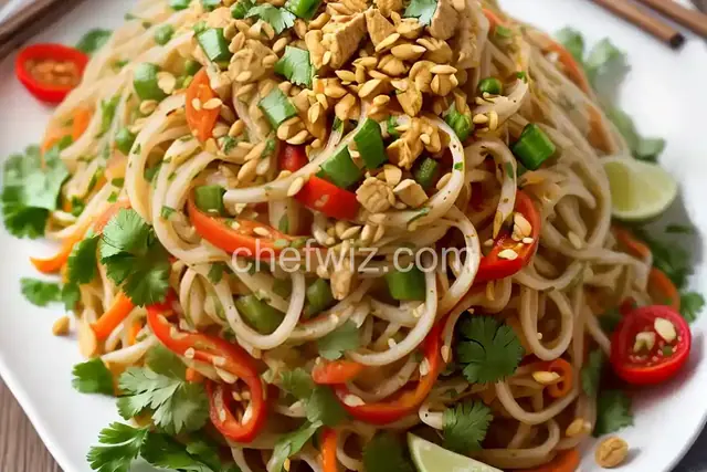 Spicy Rice Noodle Salad