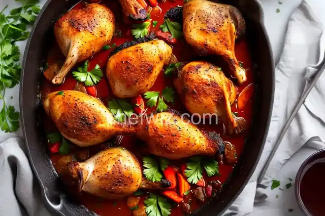 Spicy Roasted Chicken Legs