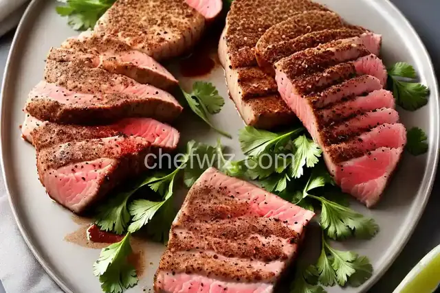 Spicy Rub for Seared Tuna Steaks