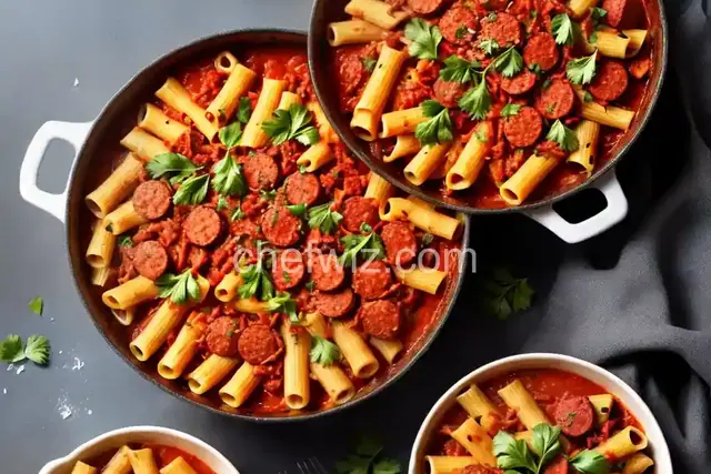Spicy Sausage Rigatoni
